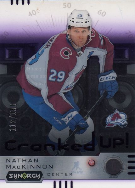 insert karta NATHAN MacKINNON 23-24 Synergy Cranked Up Purple /199